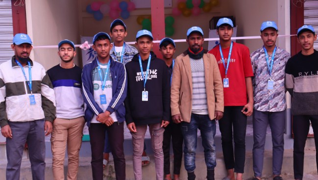 TCF volunteers standing together